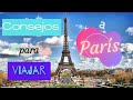 🇨🇵 10 CONSEJOS para VIAJAR a PARÍS 🇨🇵🧳