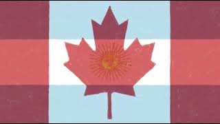 Metamorphosiss Of Flags Argentina Canada