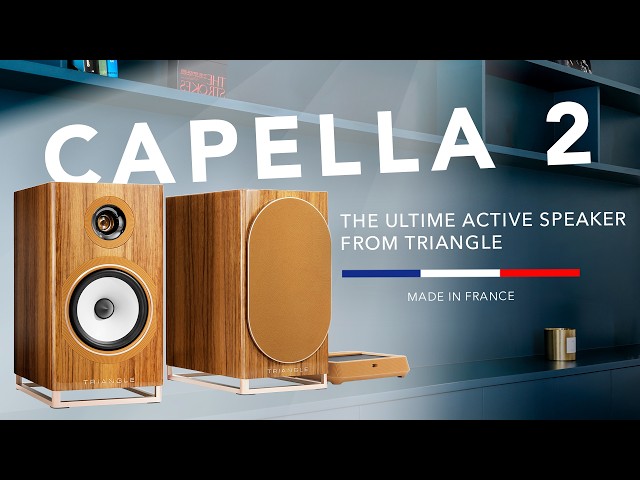 Активная полочная акустическая система Triangle Capella 2 Space White (пара)