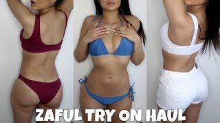 BIKINI TRY ON HAUL WITH MY NEW BODY! | Zaful