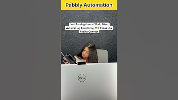 Just Passing time at Work After Automating Everything 😎 Thanks to Pabbly Connect #trending #shorts