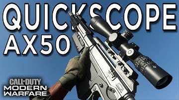 QUICKSCOPE AX50 (Hardscopes, as well 😂) in Modern Warfare 2019 Gameplay