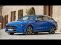 New 2026 Mercedes CLA 250 Shooting Brake in Sheer Blue colour - Exterior, Interior, Driving