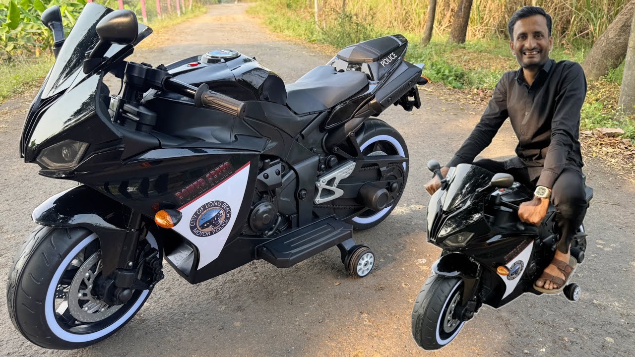 RC R-10 Honda CBR Bike Unboxing & Testing | Ride on CBR Bike | Jmv Toys 🔥🔥