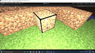 minecraft prototype in unity