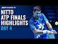 Djokovic vs Medvedev; Zverev vs Schwartzman | Nitto ATP Finals 2020 Highlights Day 4