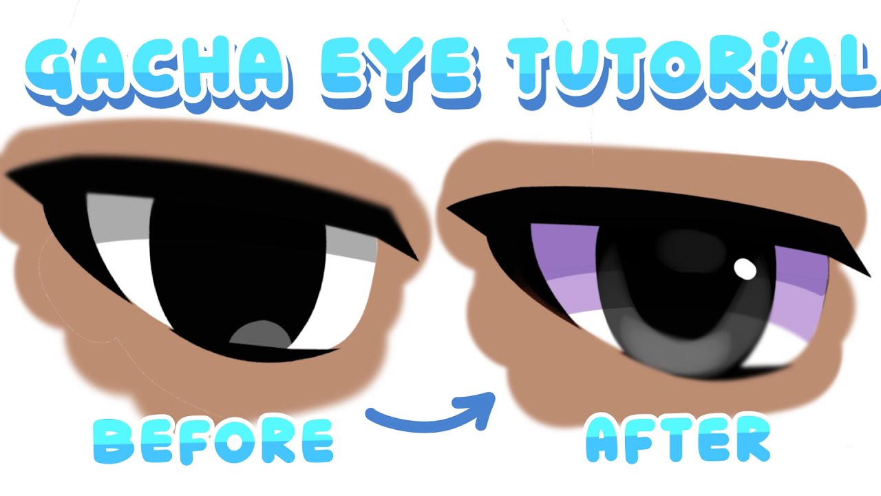 Tutorial - Como fazer olho realista? (Gacha Life + IbisPaint X ) ˎˊ˗ ࿐° 