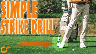 SIMPLE DRILL TO FIX YOUR BALL STRIKING - EASY DRILL TO DO