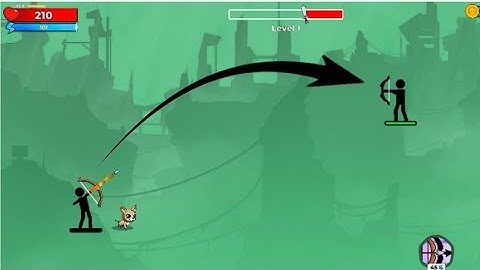 the archers 2 gameplay walkthrough | level 1 #archery #archer #gaming 