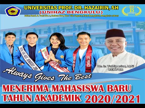 Penerimaan Mahasiswa Baru UNIHAZ Tahun Akademik 2020/2021