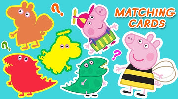 Peppa Pig | Matching Cards - Puzzle Games for Kids | Learn With Peppa Pig
