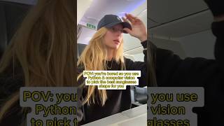 Using Python & computer vision to pick up the best sunglasses! How did it do? #tech #python