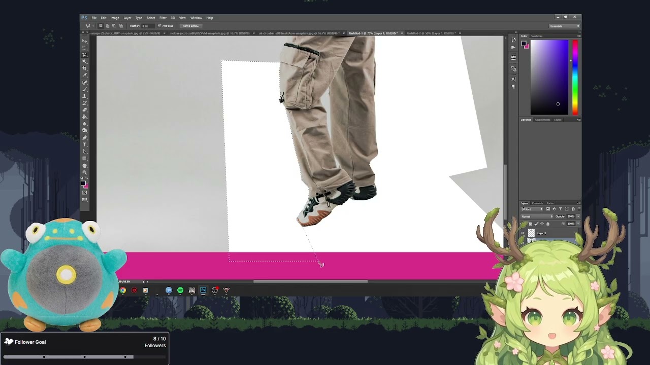 VOD: making a cursed pngtuber model (photoshop tutorial) [14/12/2025]