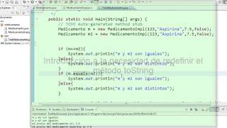 Interfaz y Clase en Java (III) (Método toString)