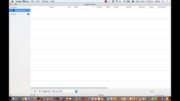 Image capture not working in Mac  | unable to see iphone device in image capture