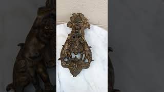 Large Gothic antique Victor Putto Masscaron  door knocker