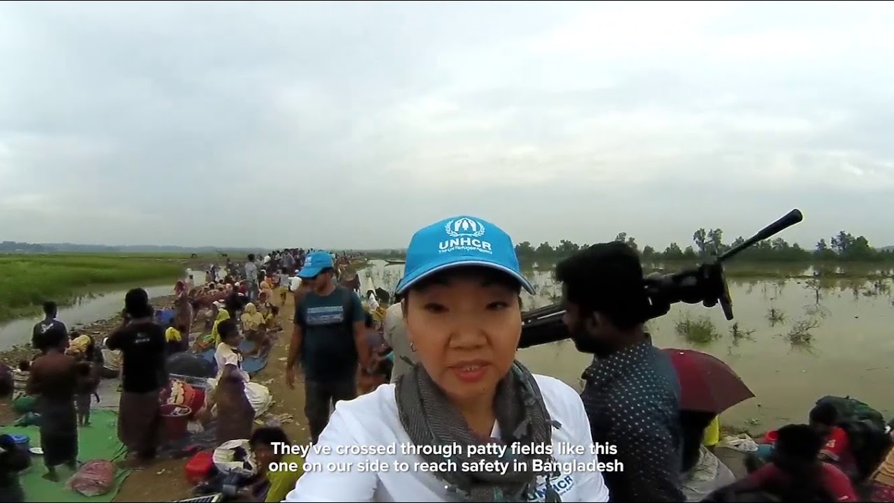 360 Video from the Border - Rohingya Refugees Fleeing to Bangladesh
