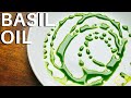 Bright Green Basil Oil for Plating