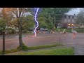 1 minute ago! People woke up to the sound of huge thunder and hail in Indiana, USA