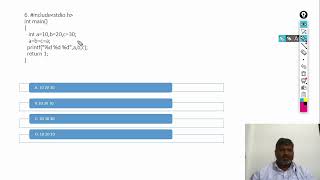 MCQ #1 | MCQ's in C language | PPS | Dr.Kaja Masthan screenshot 4