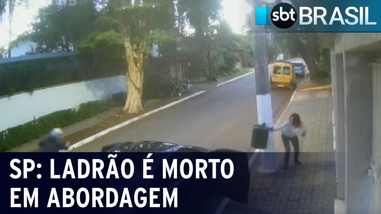 Assaltante é morto ao abordar segurança de prefeito de São Paulo | SBT Brasil (01/09/21)