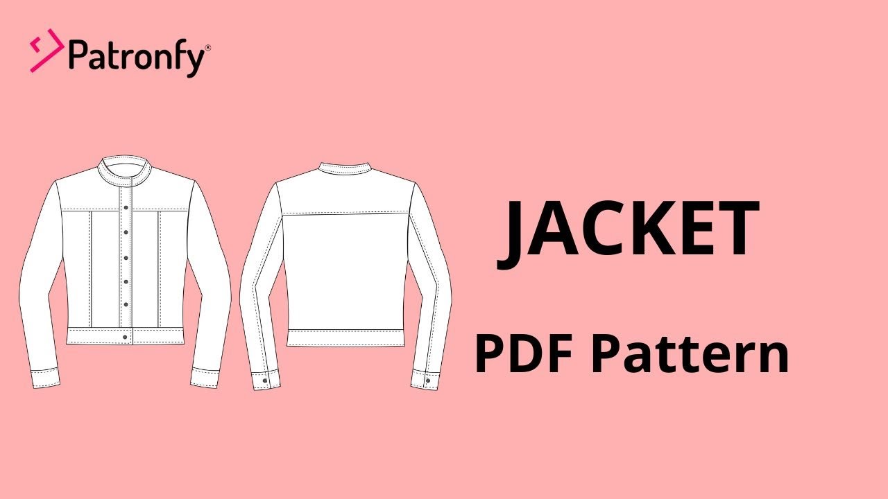 DIY Adriana Jacket | How to make a jacket with Sewing Pattern (Pattern ...