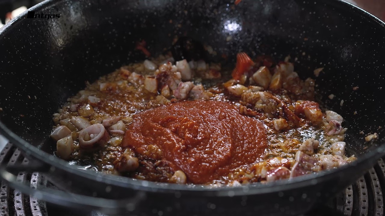Caldereta de centollo y gambas por Chef Amadeo