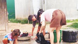 Single Mom's SIMPLEST Way to Wash Blankets with Kids