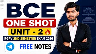 BCE One Shot Unit - 2 🔥 | BT-205 One Shot | Free Notes 🔥