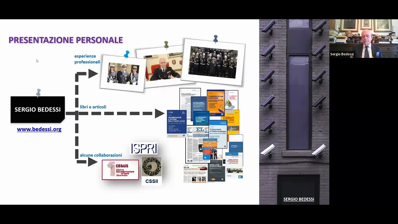 62 WEBINAR SICUREZZA URBANA E VIDEOSORVEGLIANZA