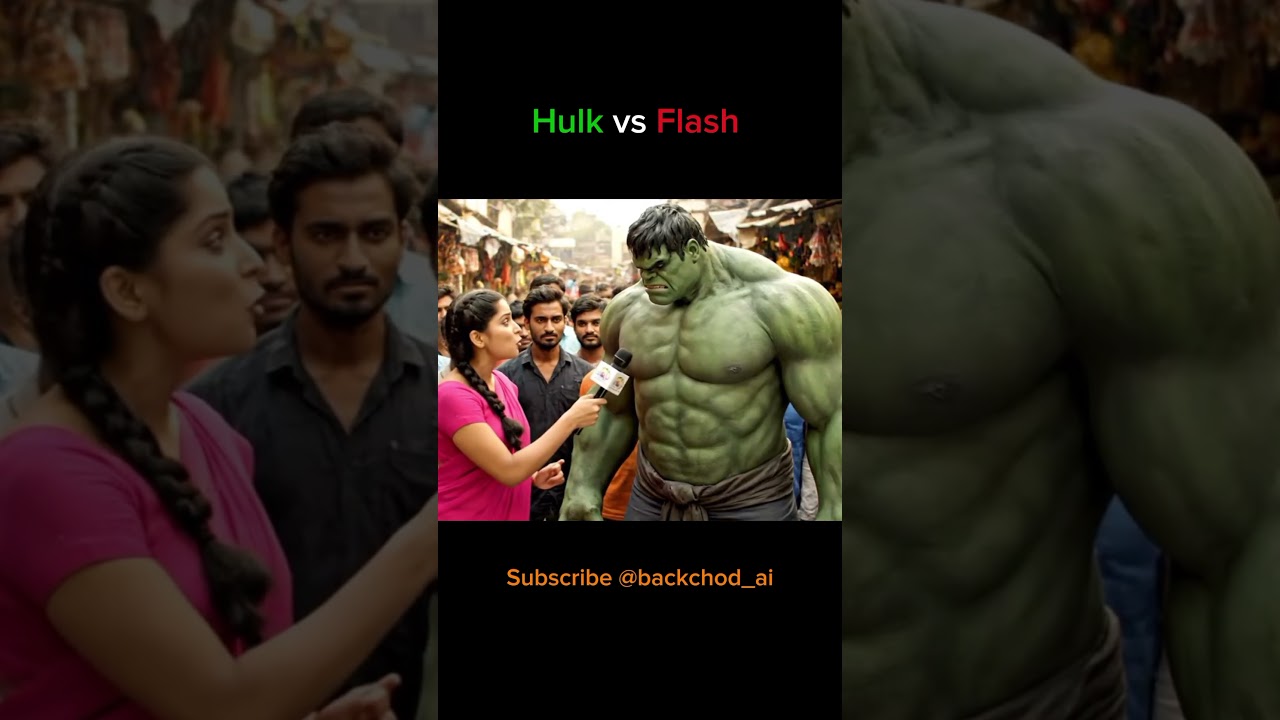 Hulk vs Flash 😎ll 