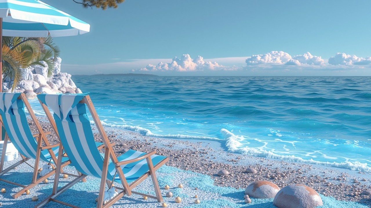 Расслабляющая фортепианная музыка босса-новы для спокойного дня на пляже