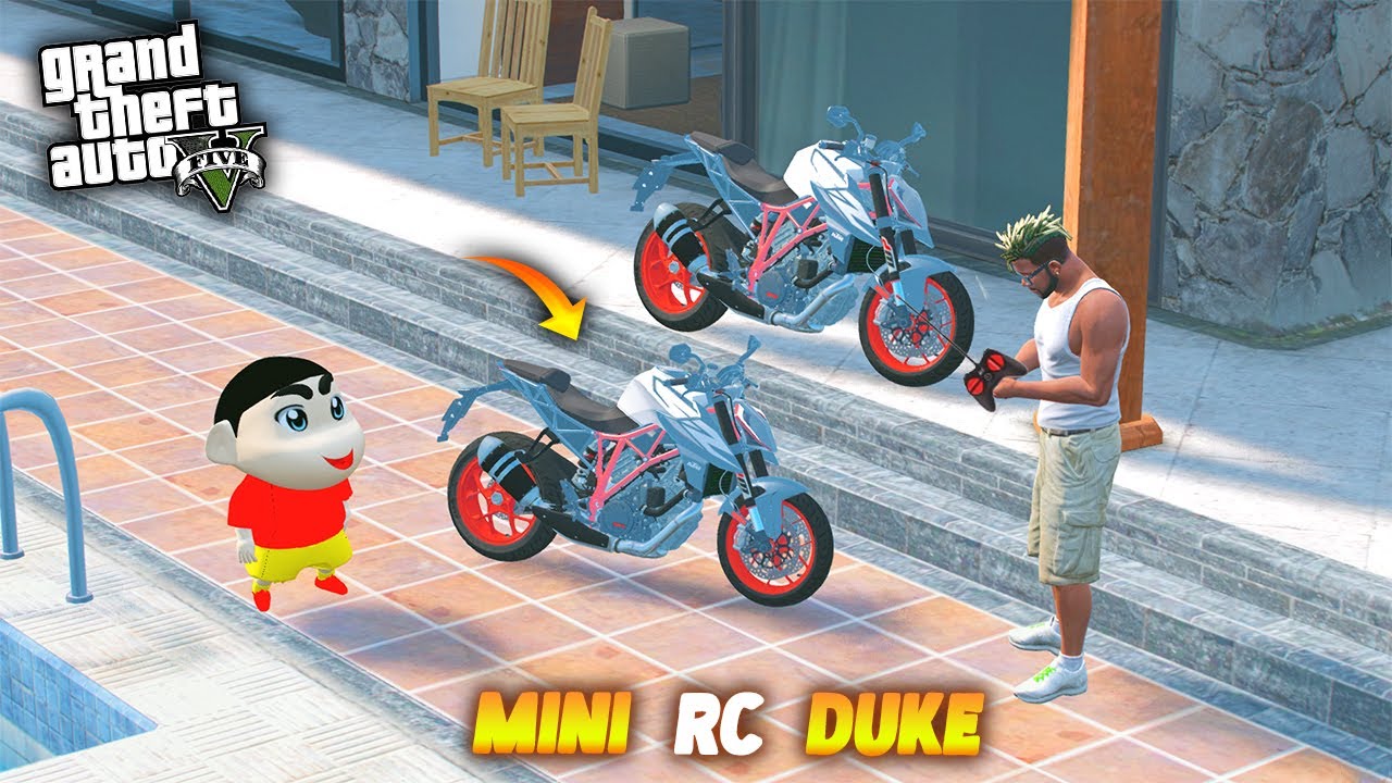 GTA 5: Franklin & shinchan Buy Mini RC Bike