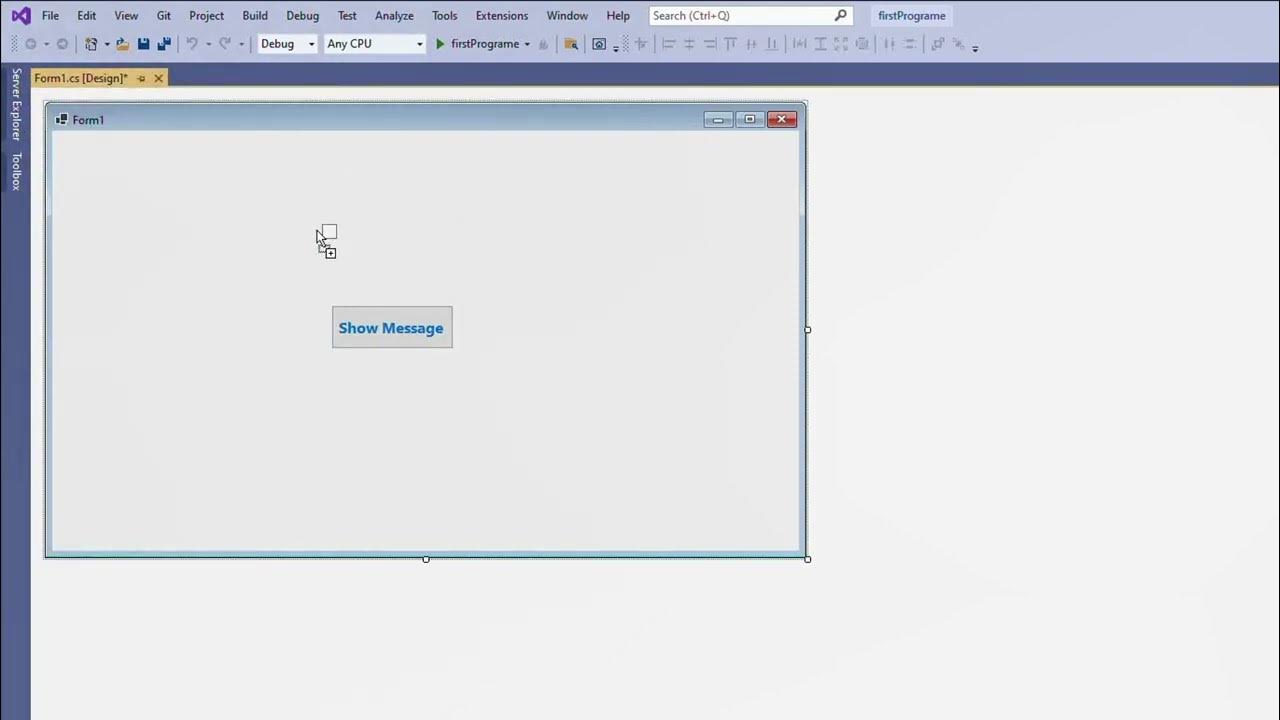 Visual basic first program visual basic programing tutorial visual