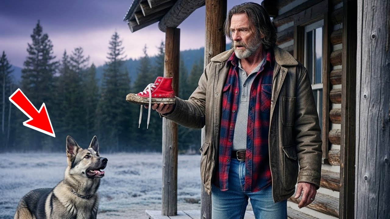 A Stray Dog Brings a Red Shoe to the Veteran's Porch — What Happened Next Will Melt Your Heart