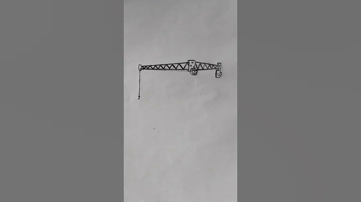 #youtubeshorts #trending #drawing #crane how to draw a tower crane