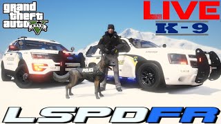 GTA 5 LSPDFR - San Andrea State Police - K-9 Snow Patrol (NVE)
