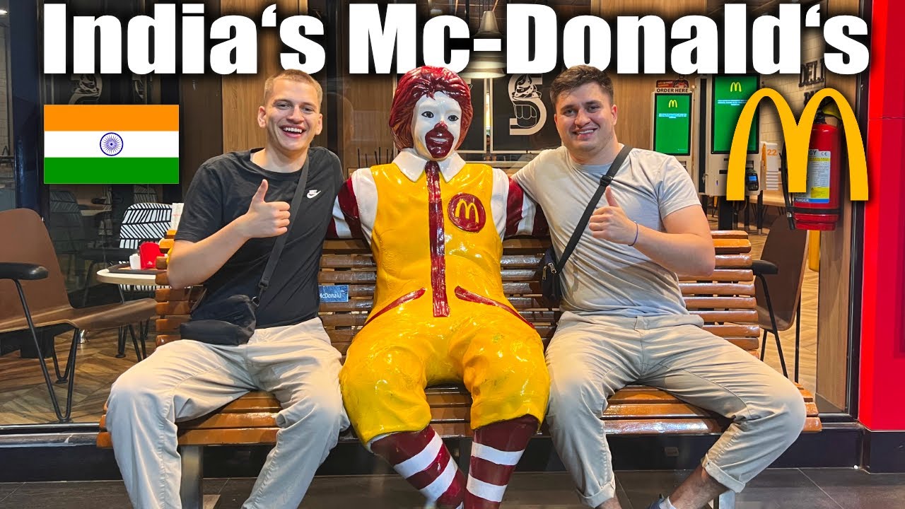 Culture shock in Indian MC Donald's! 🇮🇳