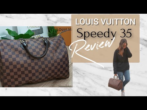 Louis Vuitton speedy 30 in EPI NOIR #LV #epi #bagreview 