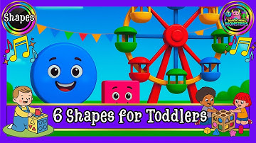 6 Shapes for Toddlers | Catchy Shape Song | Magic Mini Monsters | #magicminimonsters