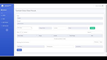 Sistem Manajemen Apotik Pasti Sehat Web PHP Mysqli Native