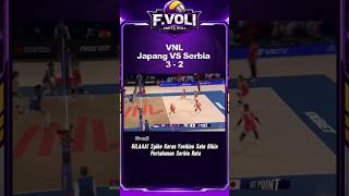 GILAAA! Spike Keras Yoshino Sato Bikin Pertahanan Serbia Rata