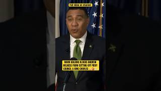 MARK GOLDING BLOCKS ANDREW HOLNESS PLANS TO CUT OFF KING CHARLES 😳 #andrewholness #markgolding