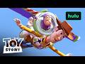 Woody and Buzz Take Flight | Toy Story | Hulu