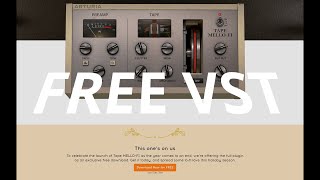 Arturia Tape Mello Fi (RC-20 alternative for free)