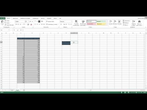 Video: ¿Cómo encuentra la desviación estándar y la media en Excel?