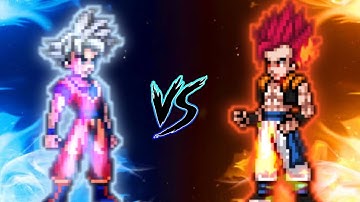 Goku DBS V3 (all form) VS Gogeta (all form) in Jump Force Mugen 😱