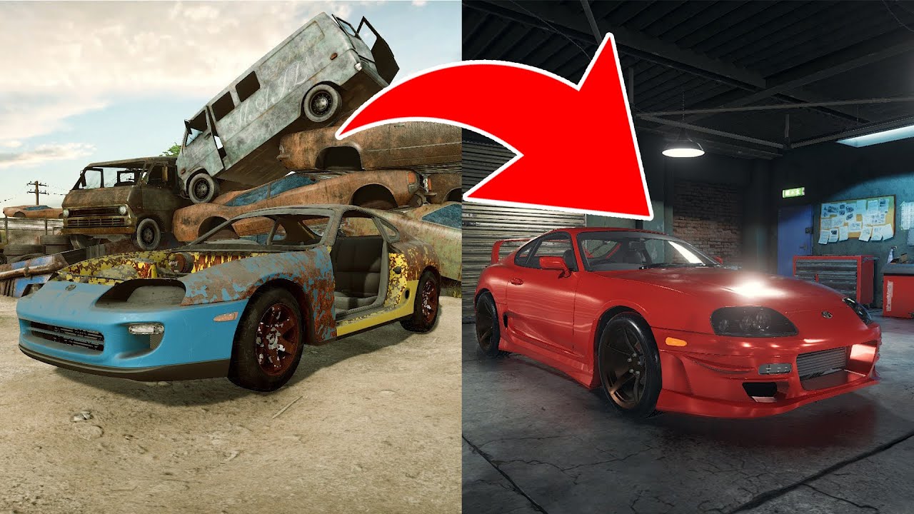 超ボロボロのスープラを綺麗にレストア Car Mechanic Simulator 18 Youtube