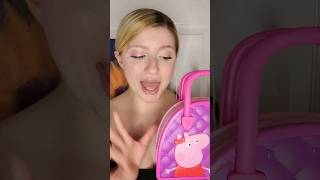 Peppa Pig Purse!😍✨️ Like for a longer video🫶🏻 #asmr #tapping #tingles #whispering #sunflower