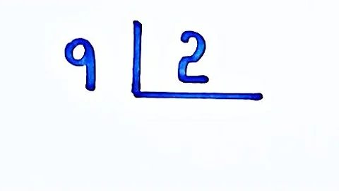Como fazer conta de dividir 9 3?